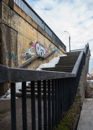 в кулуарах Минеевского моста