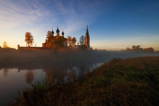Казанская церковь, рассвет...