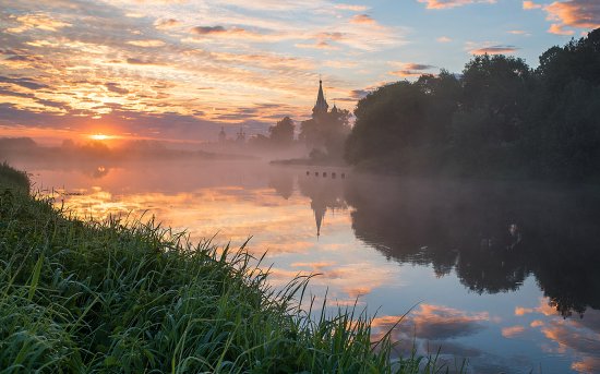 Дунилово лето 2016 июнь рассвет