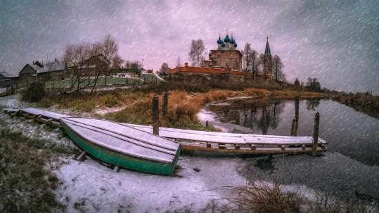 Со снегом...