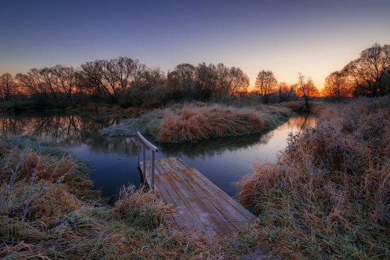 Морозное утро...